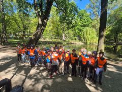 Dzieci zwiedzają Białystok