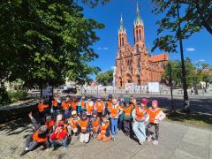 Dzieci zwiedzają Białystok
