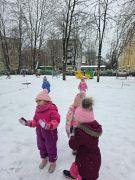 Zabawy na śniegu 